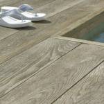 Dallage terrasse en béton façon bois