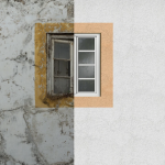 Avant après, façade rénovée 