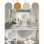Inspiration d'une salle de bains PMR