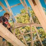 Charpente de maison neuve