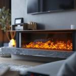 Cheminée en appartement neuf