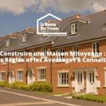 maison mitoyenne en brique rouge