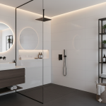 la praticité de la douche à l'italienne