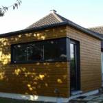 Extension avec bardage bois - couvreur 77, terrassier 77, façadier 77, architecte 77,maçon 77, électricien 77, plombier 77, plaquiste 77, peintre intérieur 77, carreleur 77, charpentier 77, menuisier 77, chauffagiste 77