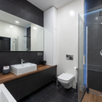 salle de bain PMR, douche à l'italienne, receveur extra-plat, accessibilité salle de bain, rénovation salle de bain, Clamart