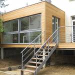 Extension bois sur pilotis Haguenau