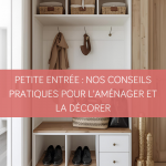 Aménagement petite entrée avec rangements malins
