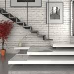 L’escalier suspendu et son aménagement : une œuvre contemporaine tout en légèreté