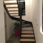 Escalier mixte en métal et bois - Valence 26