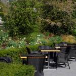 Terrasse restaurant d'un hôtel