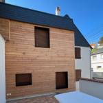 Bardage sur une maison à Trouville