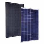 Panneaux solaires monocristallin et polycristallin