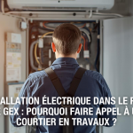  La Maison des Travaux Pays de Gex, La Maison des Travaux Bassin Genevois Pays de Gex, installation électrique Pays de Gex, courtier en travaux électricité, rénovation électrique maison