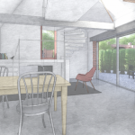 Création et implantation d'un escalier par architecte