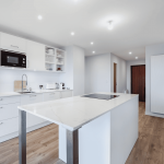  Implantation de cuisine en ligne avec îlot central de cuisine - Brie-Comte-Robert 77170