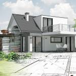 Une extension de maison près de Tours (37).