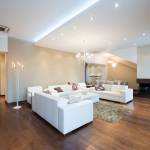 Faux plafond dans un salon