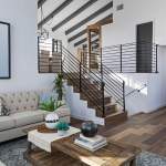 Escalier avec contremarches