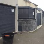 Construction de mur de clôture avec parement décoratif - Nantes 44