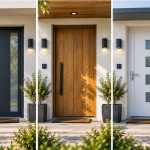 Rénovation et matériaux porte d'entrée à Sautron