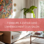 Aménagement de salon moderne et fonctionnel