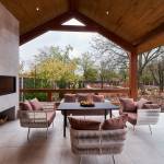 Terrasse en carrelage à Deauville