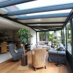 véranda avec parquet clipsable