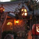 citrouille déco pour halloween devant maison