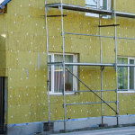ravalement de façade dans une maison