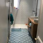 Salle de bain Bleue