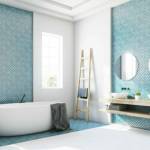 Salle de bain avec baignoire îlot - plombier 77, électricien 77, maçon 77, carreleur 77, décorateur intérieur 77, menuisier 77, peintre intérieur 77
