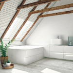 Aménagement salle de bain sous les combles