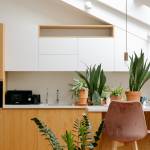 Agrandissement de maison avec puits de lumière pour la cuisine