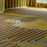 Plancher chauffant à circulation d'eau
