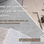 Illustration présentant les erreurs à éviter avant la pose d’un revêtement de sol à Aix-en-Provence. Découvrez pourquoi la préparation du support est essentielle pour garantir une rénovation durable.