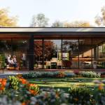 jonction entre une maison et une extension