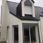 Ravalement terminé après préparation du support et application de 2 couches de revêtement semi-épais - Nantes 44