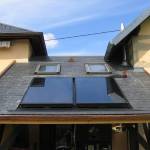 Installation de chauffe-eau solaire sur une toiture - nantes 44