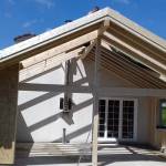 Travaux de construction d'une extension bois latérale - Montauban 82