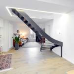 changement d'un escalier lors de la rénovation d'une pièce de vie à Voiron