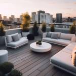 Aménagement d'un toit terrasse en salon extérieur - Nantes 44