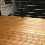 Rénovation de terrasse bois garde-corps métal