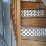 Des contre larches habillées en carreau de ciment 17