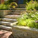 Aménagement de jardin en pente