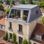 projet de surélévation de maison à Rambouillet