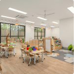 Les travaux qui facilitent le nettoyage et l'entretien au quotidien dans une crèche à Vienne-en-Bessin 14400