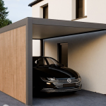 carport adossé à la maison