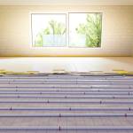 Plancher chauffant rafraichissant