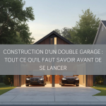 Construction d’un double garage accolé à une maison