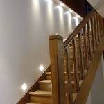 Eclairage escalier leds muraux haut - bas 